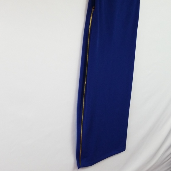 😍 Navy Blue Bodycon Side Zipper - Picture 5 of 8